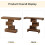 Tribesigns Tribesigns Rustic Console Table  108cm Slim Wood Sofa Side Table(Rustic Brown) 7
