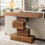 Tribesigns Tribesigns Rustic Console Table  108cm Slim Wood Sofa Side Table(Rustic Brown) 3
