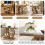 Tribesigns Tribesigns Console Table 108 cm, 4-Tier Sofa Table Entryway Table(Light Oak Brown) 6