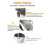 Stainless Steel Vegetable Stuffing Squeezer 1.5L Manual Dumpling Stuffing Squeezer Vegetable Drainer 7