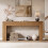 Tribesigns Tribesigns 160 cm Extra Long Console Table  Farmhouse Wood Sofa Table Light Brown 5