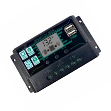 50A Solar Charge Controller PWM Dual USB Solar Panel PV Controller for Lifepo4 Lithium GEL Lead Acid Battery
