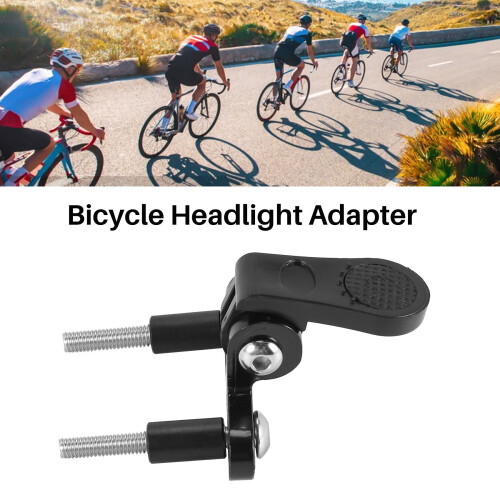 Bicycle Headlight Mount Adaptor for Stem Mount Cycling Front Light LED Lamp Holder Bracket Camera Type Connector 1