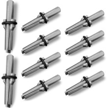 10 Pcs Rock Splitting Wedges,3/4'' Wedge and Shims,Heavy Duty Chisel and Stone Splitting Tools for Marble Rocks Concrete