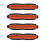 4 Pcs Main Brush for  Mijia M40S/OV31CN Sweeping Machine Accessories Main Brush Replacement Parts 4