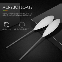 4Pcs Acrylic Bombarda Fishing Floats for Carp Coarse Trout Bass Sea Lure Fishing Tackle Accessories 20G