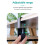 2X Adjustable Keyboard Tray Under Desk Slide Undermount Keyboard Holder Clamp- Rail Height Adjustable 3