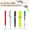 12 Pcs Carpenter Pencils 7 Inches Flat Octagonal Hard Construction Pencils with Sharpener 27.5'' Retractable Pull Pen 6