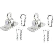 Heavy Duty Porch Swing Hangers Kit,with Screws Bolts for Patio Yoga Indoor Outdoor Hanging Snap Hooks