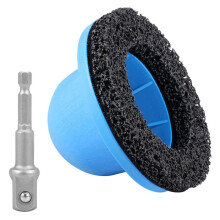 Wheel Hub Brush Cleaning Rotor Auto Wheel Hub Grinder Rust Grinding Removal Tool with Drill Adapter for Car Truck