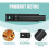 3 Inch Solid Brass Surfaces Bolt Black, Heavy Duty Concealed Slide Surfaces Door Bolt, for Doors and Window 2 Pack 3