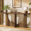 Tribesigns Tribesigns Console Table for Entryway  71-Inch Farmhouse Entryway Table, Rustic Brown 1