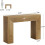 Tribesigns Tribesigns 110 cm Console Table  Wooden Rectangular Sofa Table Behind The Couch 1