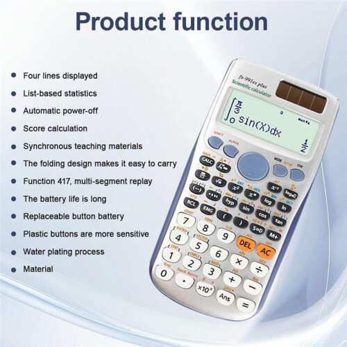 FX-991ES  Generation Engineering and Scientific Calculator, Function Calculator, Accounting Tools 2