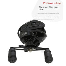 Water Drop Wheel Fishing Baitcasting Reel 18+1 Shaft 7.2:1 High Gear Metal  Cup Sea Jig Wheel Left Hand