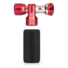 GEWAGE CO2 Inflator para Bike Tire -CO2 Bike Pump Presta & Schrader Valve CompatíVel - CO2 Bike Tire Inflator para Bike, Vermelho