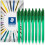 Staedtler (Green, 8) STAEDTLER 4230 Retractable Ballpoint Pen Multi-Packs 1