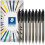 Staedtler (Black, 8) STAEDTLER 4230 Retractable Ballpoint Pen Multi-Packs 1