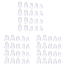 120 Pcs Fingertip Protectors, 5 Sizes Ukulele Finger Caps,for Guitar Ukulele Stringed Instruments