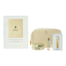 Guerlain Abeille Royale 4 Piece Gift Set: Day Cream 50ml - Water Oil Serum 5ml - Renew & Repair Serum 7 x 0.6ml - Pouch