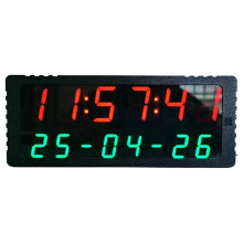WIFI Clock Network Timing LED Electronic Clock Display Year Month Day Hour Minute Second Alarm Clock Typec