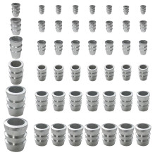 42PCS Extended Round Axe-Handle Wedge Safety Metal Wedge Hammer Handle Wedges Steel Wedge (6 Sizes)