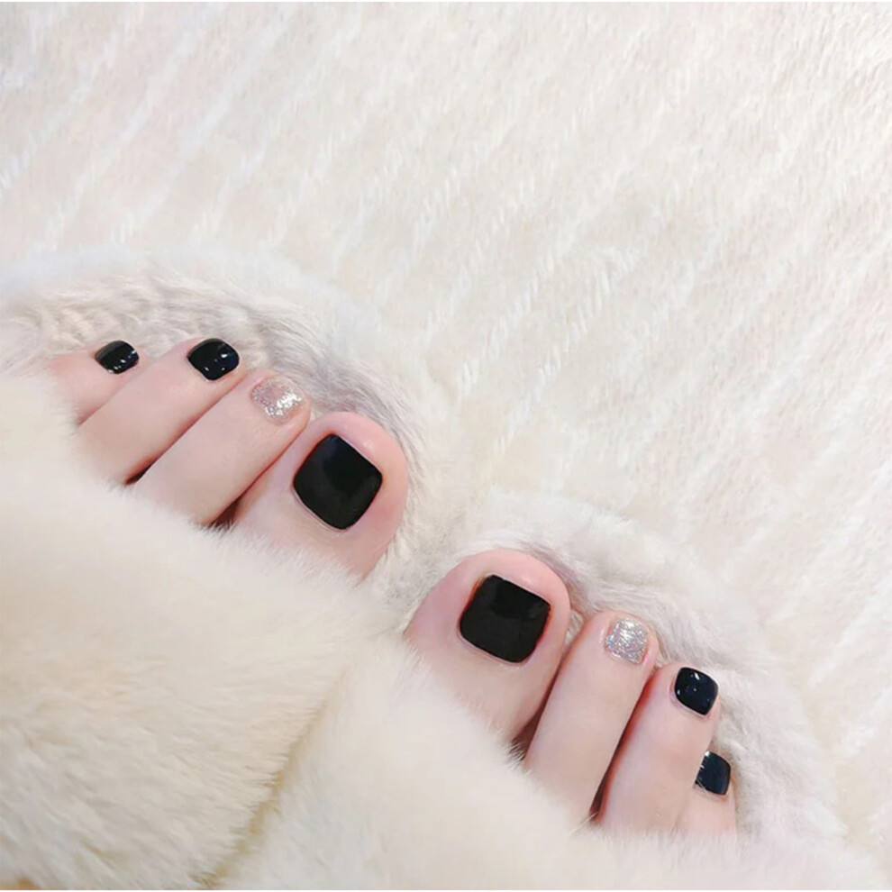Creation-3C (Standard) Waterproof Fake Toe Nails For Nail Techs