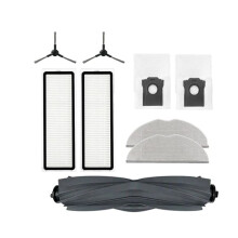 9 Pcs for Mova S10 / Mova S10 Sweeping Machine Accessories Main Side Brush Mop Filter Dust Bags