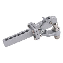 Metalen Trekhaak voor 1:10 Scx10 90046 90047 voor Trx4 Rc Crawler Car (Zilver)