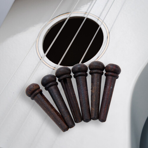 6pcs Rosewood Guitar Bridge Pins End Pin Set 1