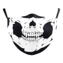 (Style 18,Adult)Halloween Theme Funny Digital Print Cotton Face Mask Fashion Creative Dustproof Use Everyday