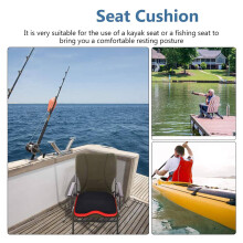 38X32cm Kayak Soft Cushion Pad Canoe Fishing Boat Comfortable EVA Cushion Padded for Boat