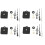 4X Machinery Movement Quartz Hours Seconds Countdown Black 1