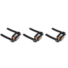 3X Newest Electronic LED Fishing Rod Sensor Light Gravity Induction Lamp Fish Bite Sound Alarm Bell for Night Fishing