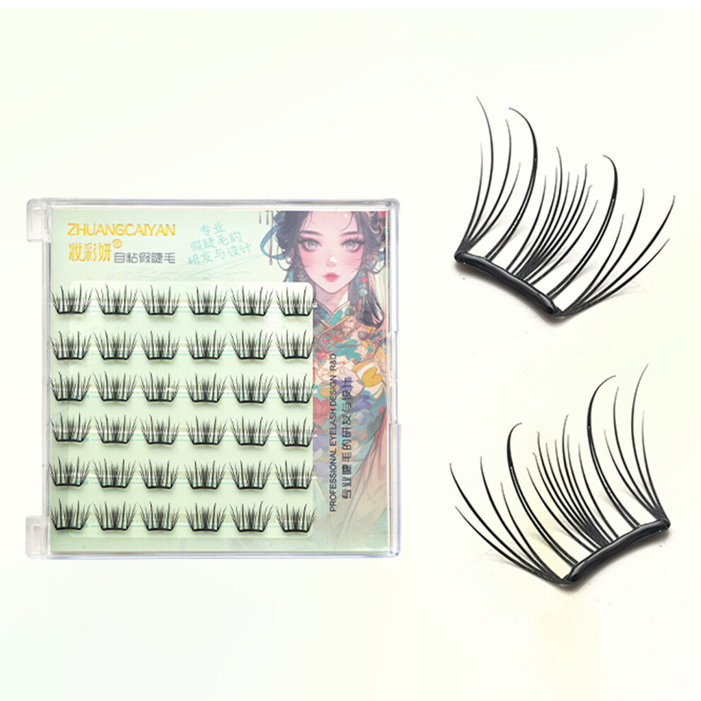 Roc-Electron (Cloud) Natural Dense Self-Adhesive Manga Eyelashes
