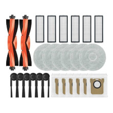 26PCS for Mijia M40S OV31CN Vacuum Cleaner Spare Parts Main Brush Side Brush HEPA Filter Mop Cloth Dust Bag
