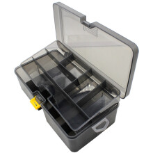 Caixa de Equipamento de Pesca de Camada Dupla Iscas Estojo de Armazenamento Organizador Recipiente Recipiente Organizador AcessóRios