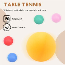 150st/Pack Färgade Pingisbollar 40mm Underhållning Bordtennisbollar Blandade Färger Beer Pongbollar