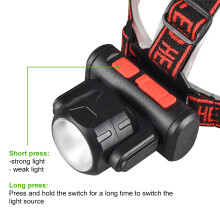 LáMpara de Luz de Cabeza LED Linterna de Cabeza Linterna Superbrillante Impermeable Ajustable para Acampar Correr Caminar Pescar