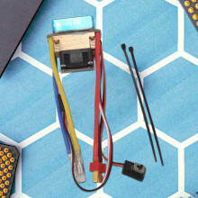 480A Brushed ESC Single Motor with Cooling Fan Waterproof 2-4S 3 Modes 5V/3A BEC for RC Cars