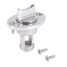 Ovale Garboard Aftapplug Marine 316 RVS Aftapplug Past op 1 Inch Gat Boot Spiegels Aftapplug met Schroeven