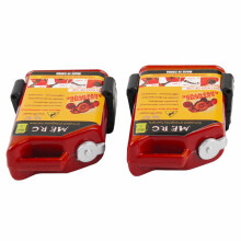 2 Pcs 1/10 Scale Rc Crawler Accessory Fuel Tank For D90 Axial Wraith Scx10(Red)