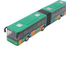 Children'S Diecast Model Vehicle Shuttle Bus Car Toys Small Baby Pull Back Toys Green