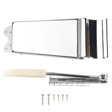 Silver Hollowbody Jazz Guitar Tremolo Bridge Tailpiece For Lp Sg Guitar Parts