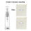 100Pcs 3ML Spray Bottle Small Cosmetic Packing Atomizer Perfume Bottles Atomizing Spray Liquid Container for Travel 6