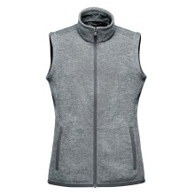 (S, Granite) Stormtech Womens/Ladies Avalante Knitted Heather Full Zip Gilet