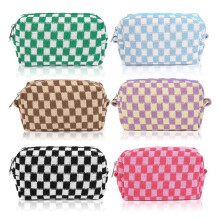 6 Pezzi Borsa per Trucco un Quadretti Borsa per Cosmetici Borsa per Trucco Sfusa Personalizza Borsa da Toilette da Viaggio Organizzatore Pennelli per