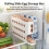 (Milky White) Fridge Egg Box - Slide Design, Space Saving 5