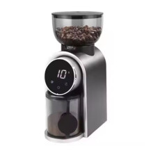 Automatic Electric Coffee Grinder Burr Mill with Visual Bean Storage for Espresso, American Coffee B US Plug