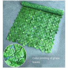 Grape Leaf Simulated Fence Net Green Plant Decoration Artificial Leaves Indoor and Outdoor Garden Balcony Decoration
